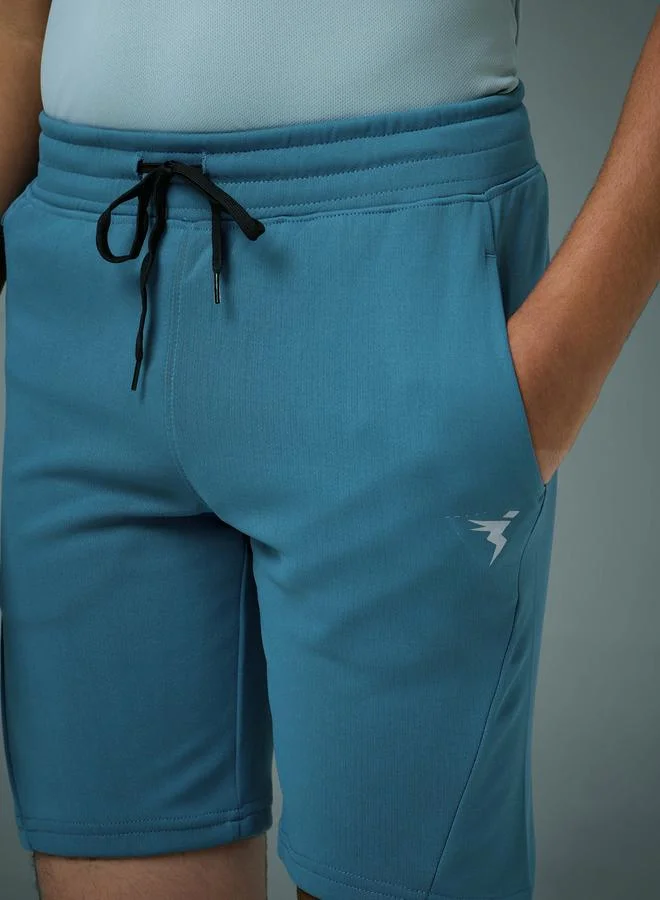 Technosport Boys Slim Fit Sports Shorts with TECHNO GUARD